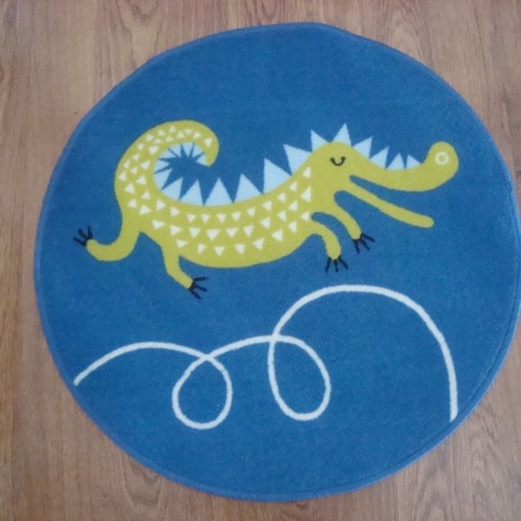 Awesome IKEA Round BULLRIG  KIDS  FUN Rug - Picture 1 of 6